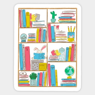 Cozy Critters Reading Sticker